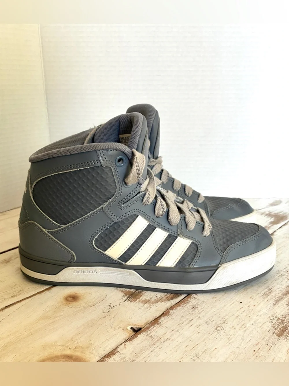 Adidas Neo Raleigh Mid retro basketball sneakers streetwear sz 6.5 men’s Rare